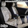 Leopard Plush Winter Car Seat Cushion Single Seat Car Interior Decoration Suitable for Car Truck SUV