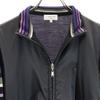 LANVIN combination Zip jacket 38 Black series Knit switching Women Used
