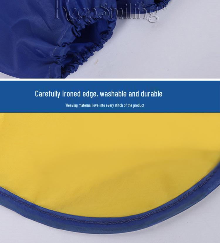 Children's Long-Sleeved Art Apron for DIY Painting & Pottery