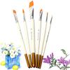 6x Professional Painting Brushes Set Acrylic Oil Watercolor Artist Paint Brush