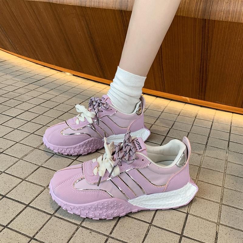 2025 Spring New Breathable Sports Forrest Gump Shoes Lace-up Comfortable and Versatile Fashion Casual German Training Shoes Shallow Mouth Board Sh