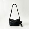 Handwoven Leather Crossbody Bag Women Stylish Woven Shoulder With Zip Medium Size Urban Minimalist Design