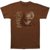 Men's Jerry Garcia Eyes Portrait T-shirt  Brown