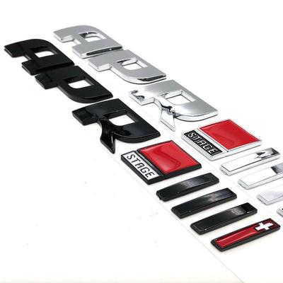 1 PCS ABS APR STAGE 1+ 2+ 3+ SACS DE BADGES DE COURSE APR STARGE 1 2 3 Plus Autocollants 3D pour voiture GOLF Style de voiture