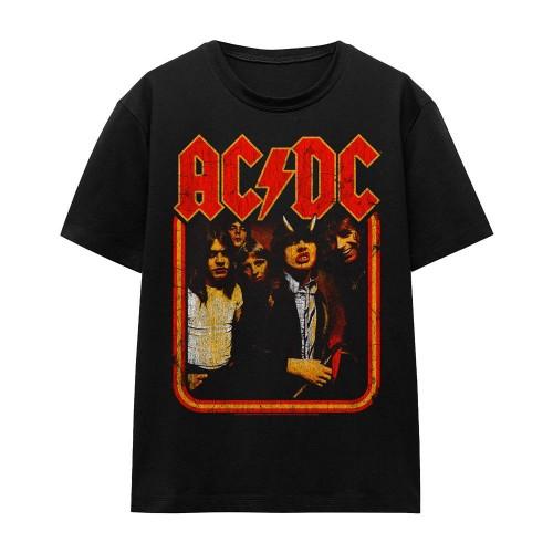 AC/DC Unisex Adult Group Distressed T-Shirt