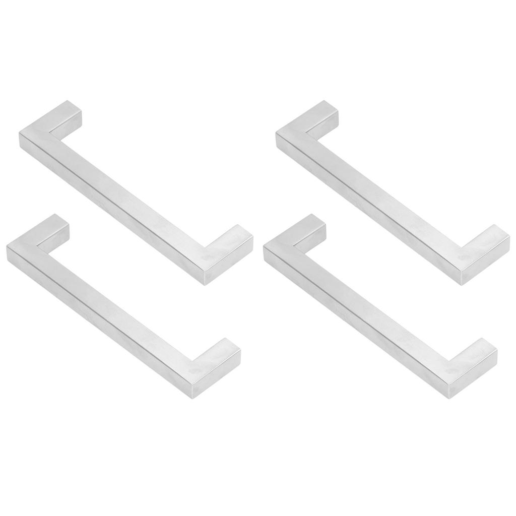 4Set Cabinet Handles 201 Stainless Steel Cupboard Pulls for Furniture Doors Desk Drawers12x12x96