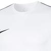 Nike T-Shirt Einzelstreifen Logo-Print Rundhals Pullover Kurzarm Kinder Oberteile Weiß BV6905-100