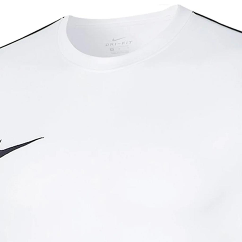 Nike T-Shirt Einzelstreifen Logo-Print Rundhals Pullover Kurzarm Kinder Oberteile Weiß BV6905-100