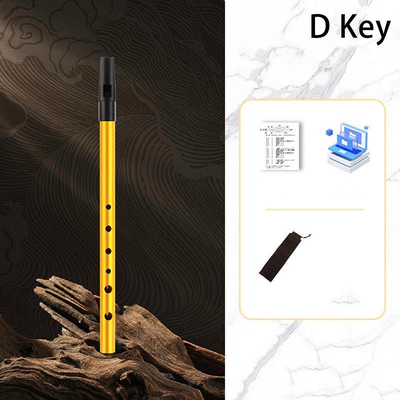 

1 шт. подлинная ирландская флейта-свисток C/D ключ оловянный пенни-вистл с 6 отверстиями идеальный традиционный ирландский музыкальный инструмент