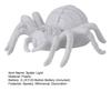 Halloween Light-up Spider Figurine Realistic Spider Animal Figure with LED Light for Halloween Indoor Outdoor Home Party Decor
