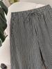 2026 Spring/Summer Plus Size Striped Beach Pants for Women - European & American Style