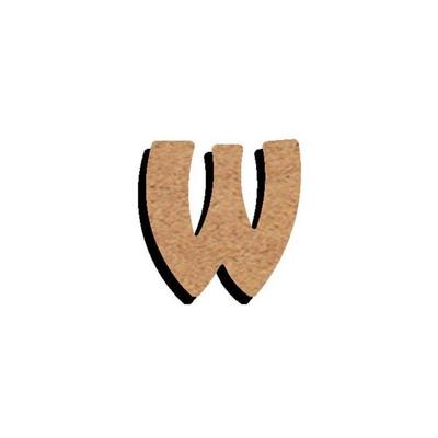 Decoration - THE PARTY GIANT - Medium Wood Letter 15 Cm - Beige Color