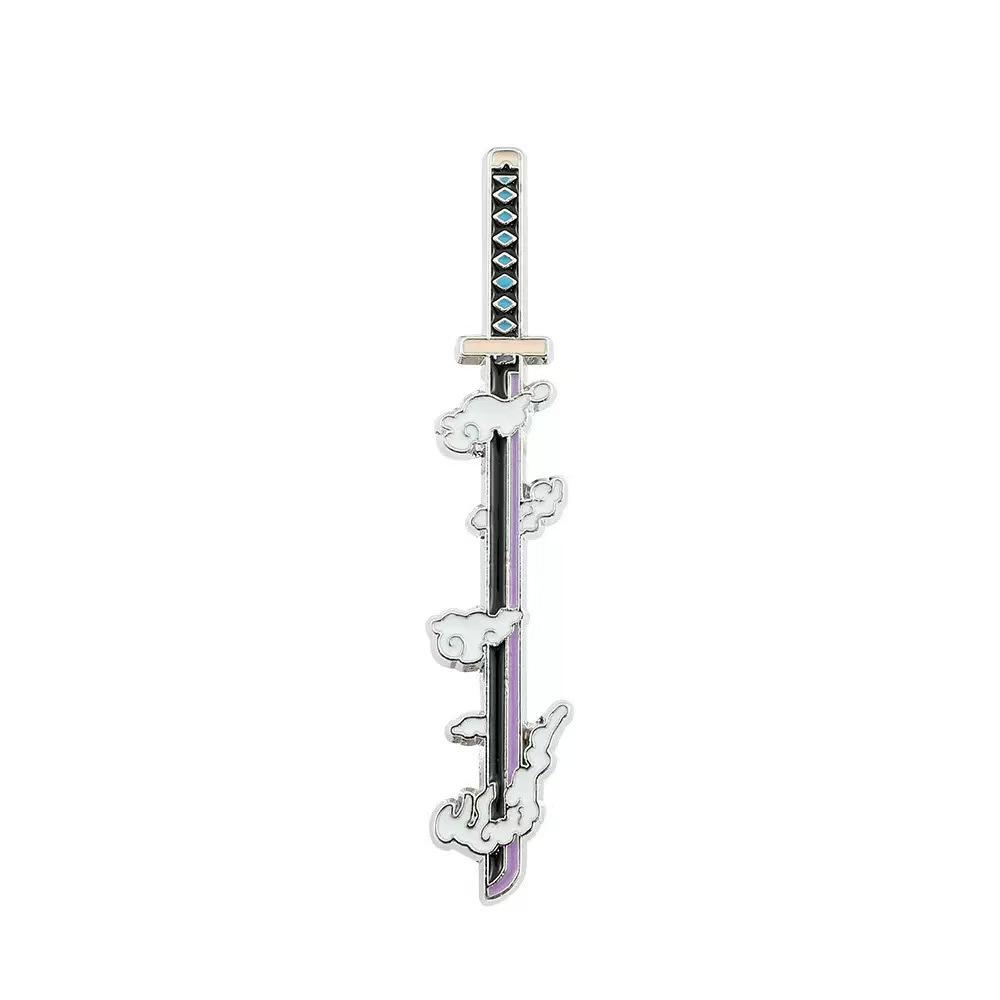 Creative Demon Slayer Anime Character Alloy Brooch Badge