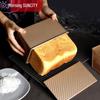 Non-Stick 450g Bread Loaf Pan with Lid for Home Oven Baking