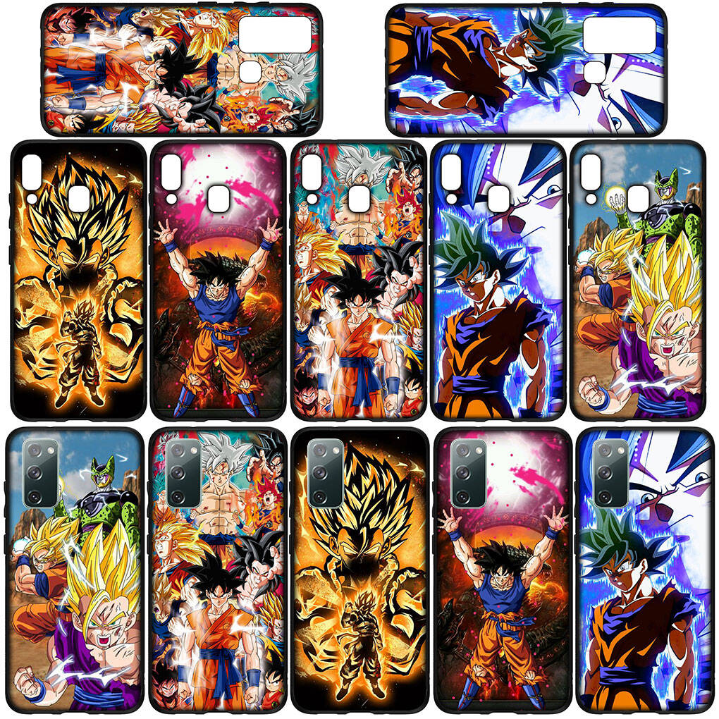 Case for Samsung Galaxy S25 S23 S24 Ultra FE Plus S9 A05 A06 A15 A16 A36 A37 A35 A54 A55 A56 A57 A25 A26 A53 Cartoon Dragon Ball Goku DragonBall Cover