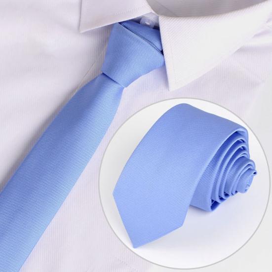 Men Suit Tie Narrow Design Solid Color Formal Suit Tie Business Banquets Weddings Suit Tie Outfit Accessory