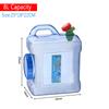 Secchio per Acqua Portatile da 5/7,5/8/10//12/15L Serbatoio Contenitore per Acqua Pura per Viaggio con Rubinetto per Campeggio all'Aperto Cottura Picnic Escursionismo