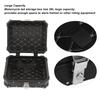Motorcycle Top Case 28L Capacity Aluminum Alloy Waterproof Rust Resistant   for Motorbikes