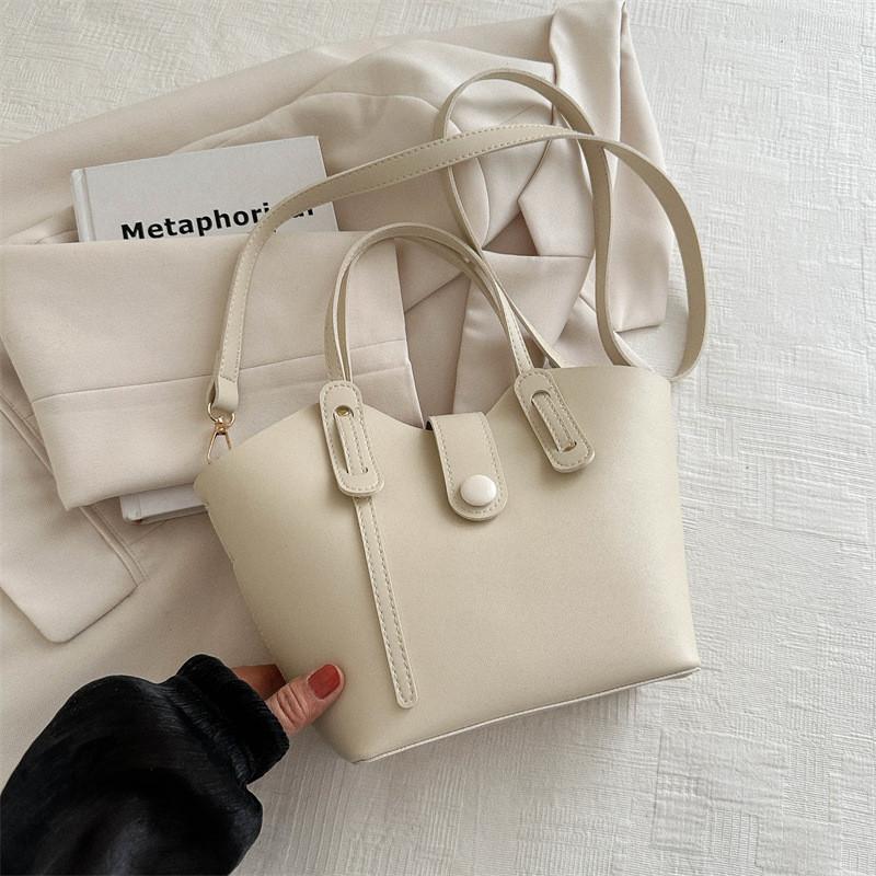 Stylish 2024 Summer Women's Crossbody Bucket Bag Trendy Minimalist Shoulder Handbag