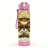 1PC Vintage Butterfly Specimen Art Print 750ml Color Plastic Sports Water Bottle Leakproof Flip Straw Lid Suitable for Sports Office Home Use