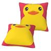 Yellow Classic Rubber Duck 2 Pcs Square Pillowcase Pillow Cover Cushion Zip Decorative Comfort Throw Pillow For Home Sofa