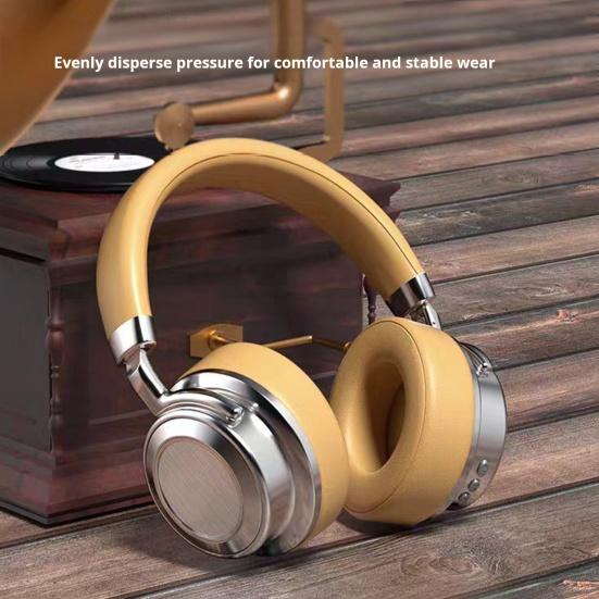 Bluetooth-compatible Headphones Noise Reduction Latency Free Immersive Sound Ultralight Wide Compatibility Earphone Headset