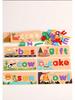English Spelling Flashcards: Parent-Child Educational Battle Game with Wooden Blocks