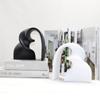 Modern Geometric Arch Ribbon Ornament for Living Room and Office Decor