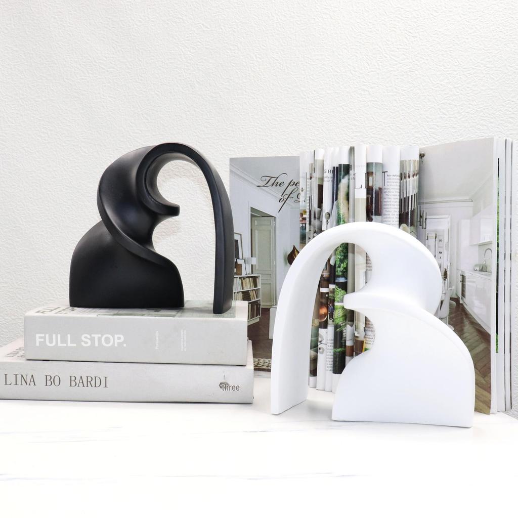 Modern Geometric Arch Ribbon Ornament for Living Room and Office Decor