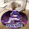 Personalized Genshin Impact Round Chair Office Rug - Perfect for Mat, Office Chair & More - Ideal Gift for Birthdays and Holidays