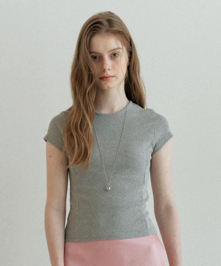 YUPPE Flower Cap T-Shirt_Gray