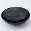 Nagatani-en Yakiniku Plate, Low Smoke, "Yakiyaki-san" Ceramic Stovetop, Large, Serves 3-5, Approx. 33cm, Can Be Used Over an Open Flame or Empty, Blac