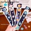 Planet Cartoon Magnetic Bookmark Ruler & Page Marker - Learning Stationery & Reward Gift