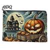 Multifunktionale Aufbewahrungstasche Halloween-Tasche Große Kapazität Kosmetiktasche mit Kürbis-Thema Stifteetui