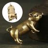 Brass Creative Small Bronze Pig Figurines Chinese Pig Ornaments Metal Pendants Ornaments Desktop Decoration Home Decor