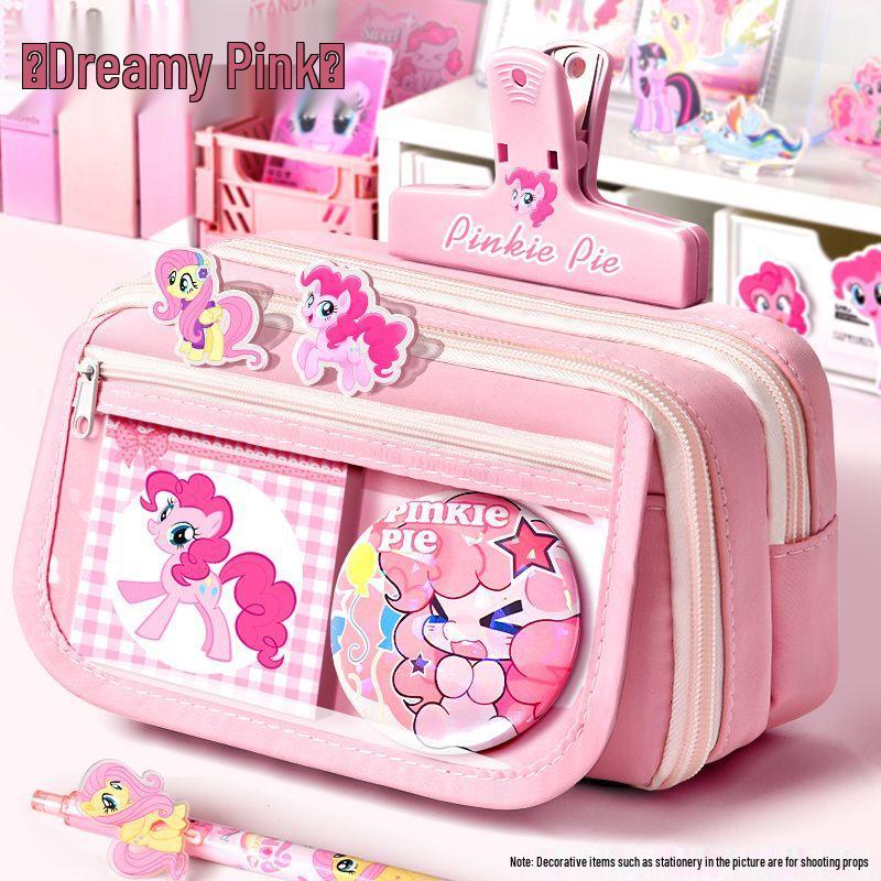 Panda & Capybara Large Capacity Pencil Case for Girls