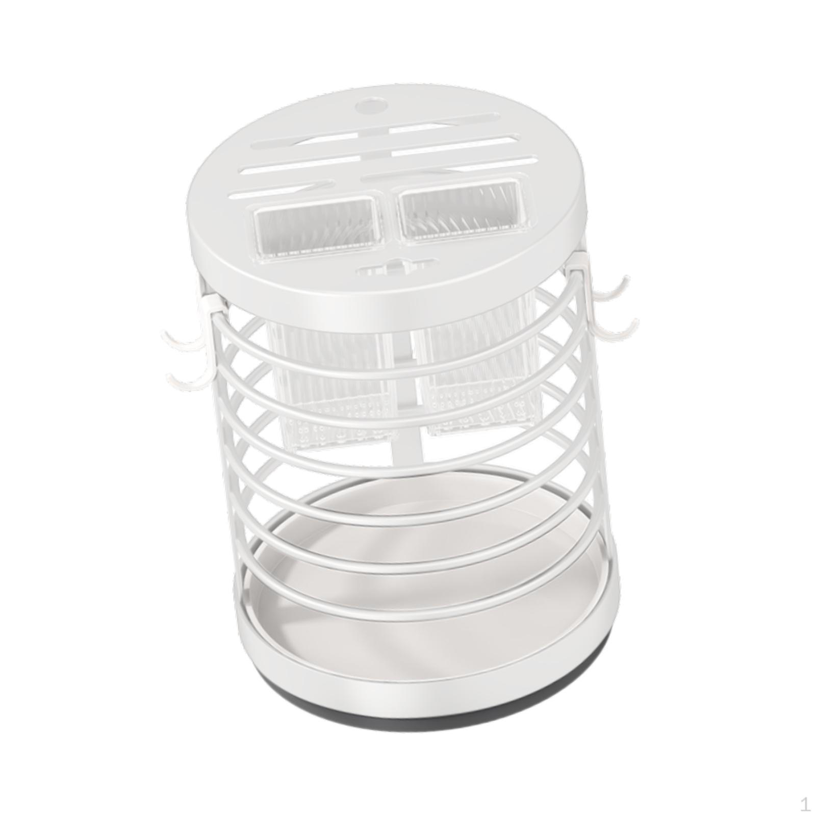 

Contemporary Round Utensil for Tidy Storage білий