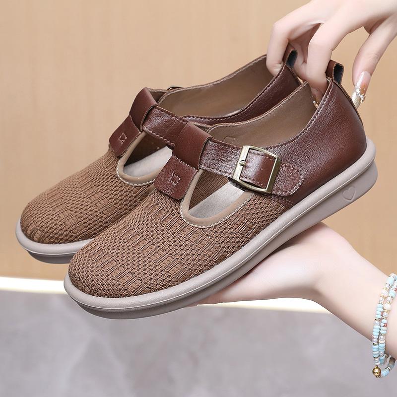 2025 New Fashion Trend Women's Shoes Lightweight Soft Comfortable Non-slip Flat Shoes Outdoor Casual Shoes Size 36-41