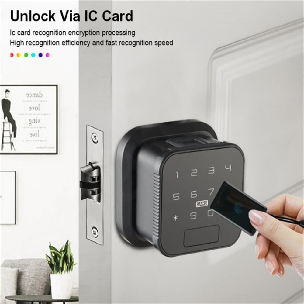 

WIFI Замок с отпечатком пальца Умный электронный дверной замок Отпечаток пальца Пароль IC-карта