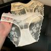 Transparent Lace Flower Panties Low Waist Lace Briefs Fashion French Style Briefs Gifts