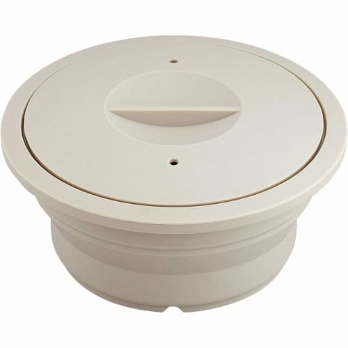 Wahei Freiz Magicalino RE-7262 Silikonový napařovač do mikrovlnné trouby, Tvar hrnce, Slonovina, pro napařování, dušení, vaření těstovin a pečení dortů, Vhodný do trouby (200C/12