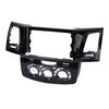 Car Stereo Radio Fascia 9 Inch Black Protective Prevent Scratch Navigation Panel Frame for Hilux 201