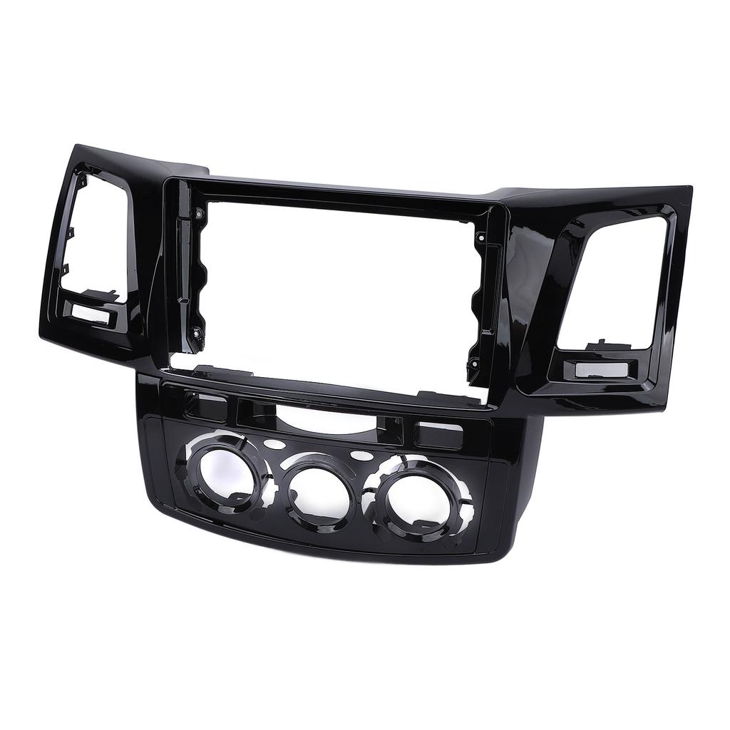 Car Stereo Radio Fascia 9 Inch Black Protective Prevent Scratch Navigation Panel Frame for Hilux 201
