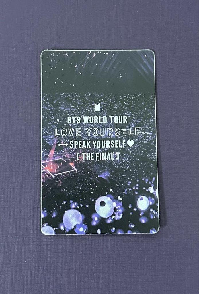 [USED] BTS Jungkook SYS FINAL Official Seoul Concert Venue Trading Card