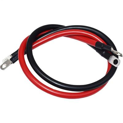 50CM Car Battery Cable Battery Inverter Cable Set With Terminals 8AWG Stranded Copper Cord Solar Power Connection Wire with Lug