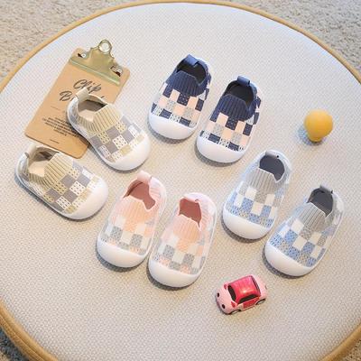 Breathable Mesh Baby Sports Shoes - Soft Sole Flyknit Casual Sneakers for Toddlers and Kids