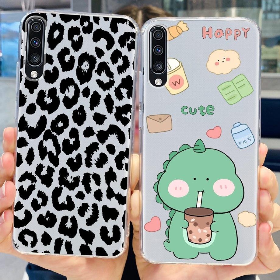 For Galaxy A50 A50s A30s Samsung Phone Case Back Cover For Fundas Samsung A50s A 50 A505F Coque Bumper Soft Clear TPU Silicone
