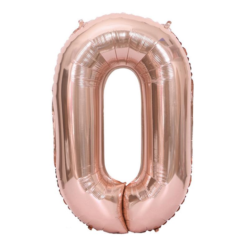 Birthday Decoration Digit Balloon Wedding Valentine's Day Anniversary Festival Children's Birthday Party DIY Ornament Balloons