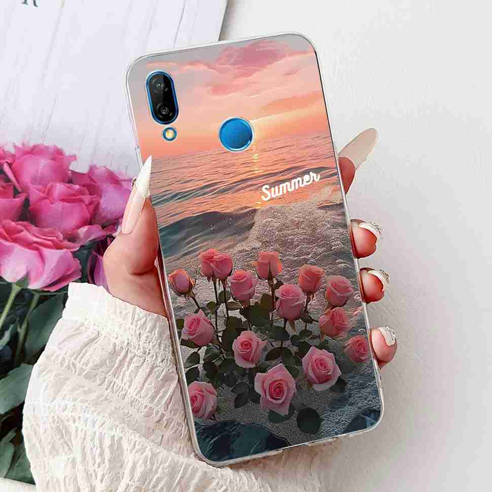 Protective Cases For Huawei P20 Lite ANE-TL00 Case New Cartoon Cat Print Silicone TPU Cover For Huawei P20 Lite ANE-LX1 Shell