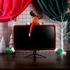 Santa Snowman Claus Elk Christmas Decorations Computer Dustproof Gift Cover